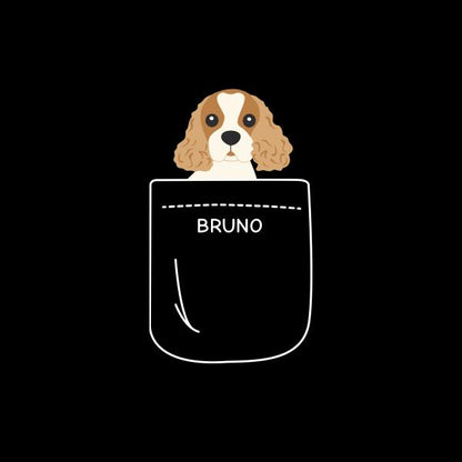 Unisex Bio T-Shirt - Dein Hund in der Tasche - Personalisierbar
