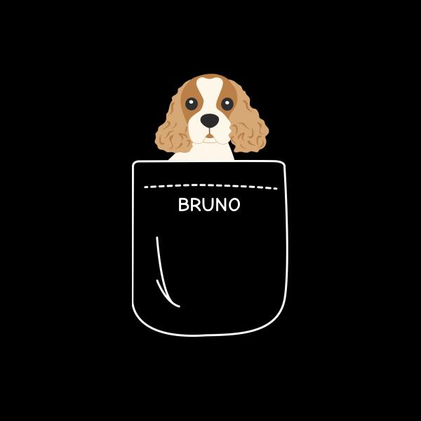 Unisex T-Shirt - Dein Hund in der Tasche - Personalisierbar
