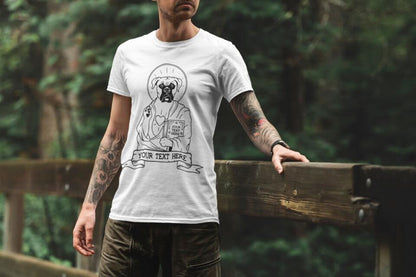 Unisex Bio T-Shirt - DOG is LOVE - Personalisierbar