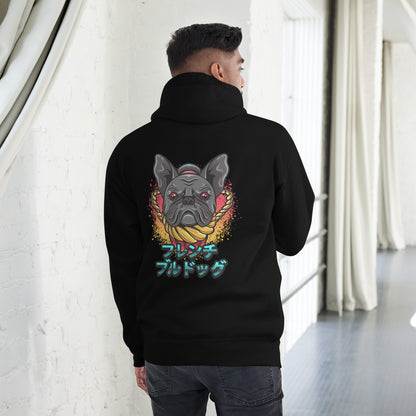 Französische Bulldogge Sumo - Unisex Kapuzenpullover