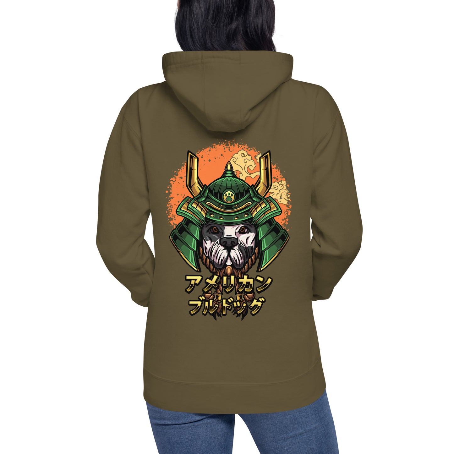 Amerikanische Bulldogge Buntaicho - Unisex Kapuzenpullover